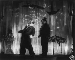 Kurt Gerron and Emil Jannings in The Blue Angel (1930)