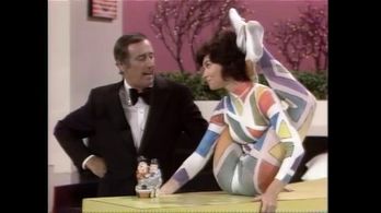 Dick Martin and April Tatro in Rowan & Martin's Laugh-In (1967)