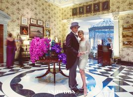 Television Writer Jonathan Morano and his wife, Aimee Blisten, at The Savoy in 2015.