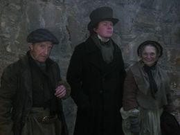 On set Burke and Hare director John Landis