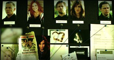 Ken Duken, Trystan Pütter, Christian Friedel, Natalia Belitski, and Siri Nase in Perfume (2018)