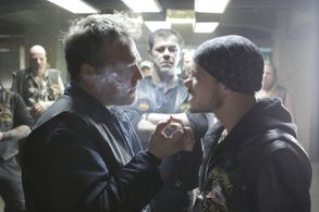 Pierre Besson and Sven Martinek in SOKO: Der Prozess (2013)