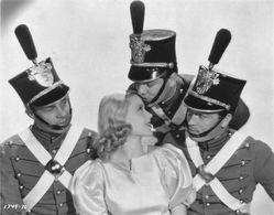 Mary Carlisle, Robert Cummings, Owen Davis Jr., and John Howard in Touchdown, Army (1938)