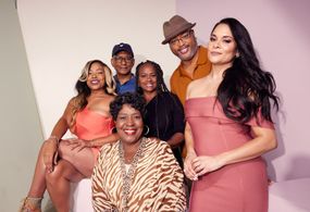 Paula Jai Parker, Ralph Farquhar, Jo Marie Payton, Alisa Reyes, Bruce W. Smith, and Karen Malina White at an event for T
