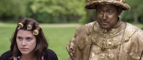 Claire Keelan and Nick Helm in The Girl in the Dress (2015)