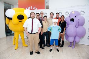 Tom Kenny, Kent Osborne, Olivia Olson, Jeremy Shada, Pendleton Ward, Nate Cash, and Adam Muto
