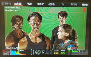 Brad Thornton as Capt. Jedediah Burk, Paul Gunn as Sgt. Lobo Katz, Ashley Campbell as Cpl.Jule Watts and Nathan Ferrier 