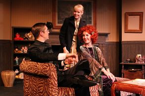 Bell Book and Candle summer 2012 (Jeanine in red wig) with Fred Falk and Martina Lotun