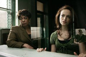 LAW & ORDER: Episode 4,'Bottomless' (L-R) S. Epatha Merkerson as Lt. Anita Van Buren and Roxanna Hope Radja as Rachel Mu