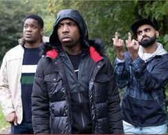 Kiell Smith-Bynoe, Tolu Ogunmefun, and Tez Ilyas in Man Like Mobeen (2017)