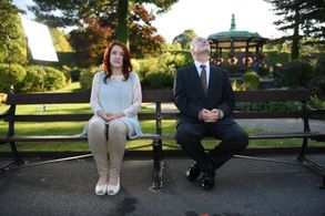 Phil Molloy and Michelle Darkin Price in Crossing Paths (2016)