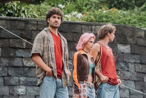 José Condessa, Rodrigo Tomás, and Helena Caldeira in Turn of the Tide (2023)