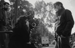 On the set of Submarine with Cinematographer Joe Saade
