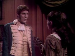 Joel Crothers and Alexandra Isles in Dark Shadows (1966)