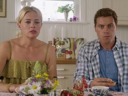 Josephine Bornebusch and Greg Poehler in Welcome to Sweden (2014)