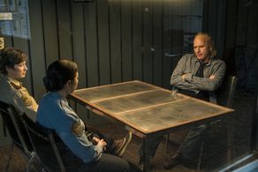 Ewan McGregor, Olivia Sandoval, and Carrie Coon in Fargo (2014)