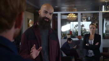 Still of Paul Duke and Malin Akerman in Sin City Saints