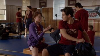 Jake T. Austin and Amanda Leighton in The Fosters (2013)