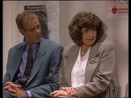 Walter Crommelin and Olga Zuiderhoek in We zijn weer thuis (1989)