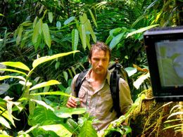 In the Costa Rican Jungle for a commercial.