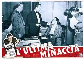 Humphrey Bogart, Ed Begley, Joe De Santis, and Paul Dubov in Deadline - U.S.A. (1952)