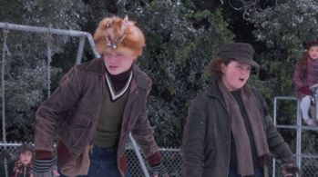 Elie Samouhi and Sacha Carlson in A Christmas Story Live! (2017)