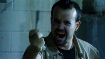 As the thief in Surveillance, directed by Fritz Kiersch and produced by Gray Frederickson