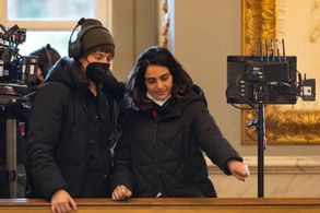 Ashley Connor and Nida Manzoor in Polite Society (2023)