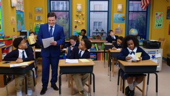 Rowan Bousaid with Young Dylan and Hero Hunter in Tyler Perry's Young Dylan