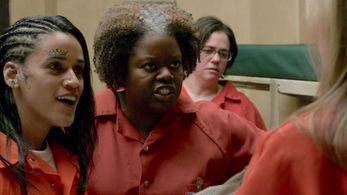 Rebecca Drysdale, Solly Duran, and Darlene Dues in Orange Is the New Black (2013)