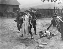Jack Dougherty, Christian J. Frank, and Betty Jewel in Arizona Bound (1927)