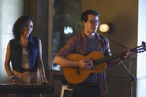 Shailene Garnett and Alberto Rosende in Shadowhunters (2016)