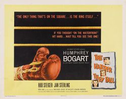 Humphrey Bogart, Rod Steiger, and Jan Sterling in The Harder They Fall (1956)