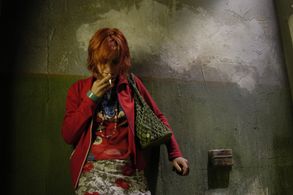 The Red Colored Grey Truck