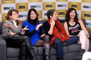 Illeana Douglas, Joey Soloway, Jessie Kahnweiler, and Rebecca Odes at an event for The IMDb Studio at Sundance (2015)