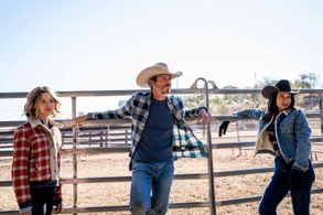 Piper Clurman, Sonya Balmores, and Granger Smith