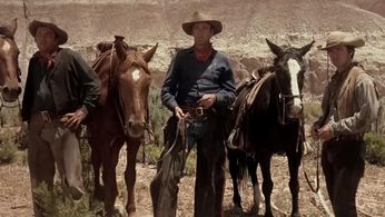 Jack Nicholson, Tom Filer, and Cameron Mitchell in Ride in the Whirlwind (1966)