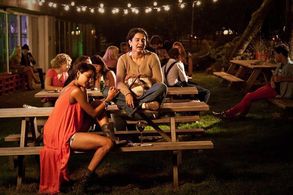 Kangana Ranaut and Lisa Haydon in Queen (2013)