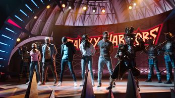 Zoë Robins, Chrysti Ane, Peter Adrian Sudarso, and Jordi Webber in Power Rangers Ninja Steel (2017)