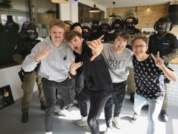 Christian Rautzenberg, Roman Lochmann, Heiko Lochmann, and Björn Steiner in Mein bester Streich. Prominent & Reingelegt 