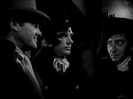 Robert Cummings, Richard Hart, and Arnold Moss in Reign of Terror (1949)
