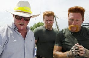 Michael Cudlitz, Jeffrey F. January, and Christopher Parker in The Walking Dead (2010)