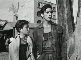 Roberto Cobo and Alfonso Mejía in The Young and the Damned (1950)