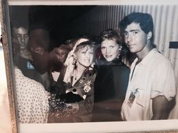 Cindy and Meg on tour in the 80's