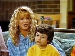 Suzanne Somers and Josh Byrne in ABC TGIF (1989)