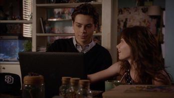 Jake T. Austin and Amanda Leighton in The Fosters (2013)