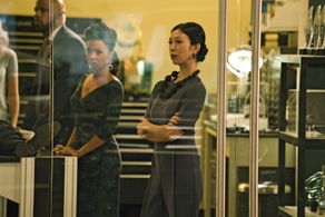 Brittany Ishibashi, Ryan Sands, and Angel Parker in Runaways (2017)