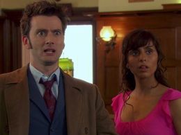 David Tennant and Anjli Mohindra in The Sarah Jane Adventures (2007)
