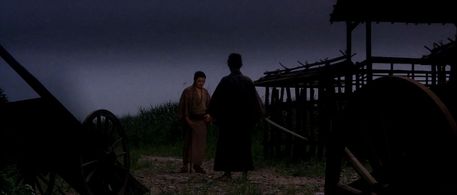 Shintarô Katsu and Kyôsuke Machida in Zatoichi and the Fugitives (1968)