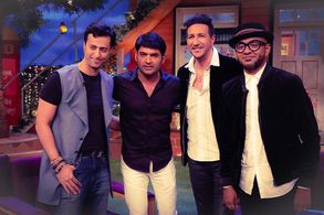 Salim Merchant and Benny Dayal in The Kapil Sharma Show (2016)